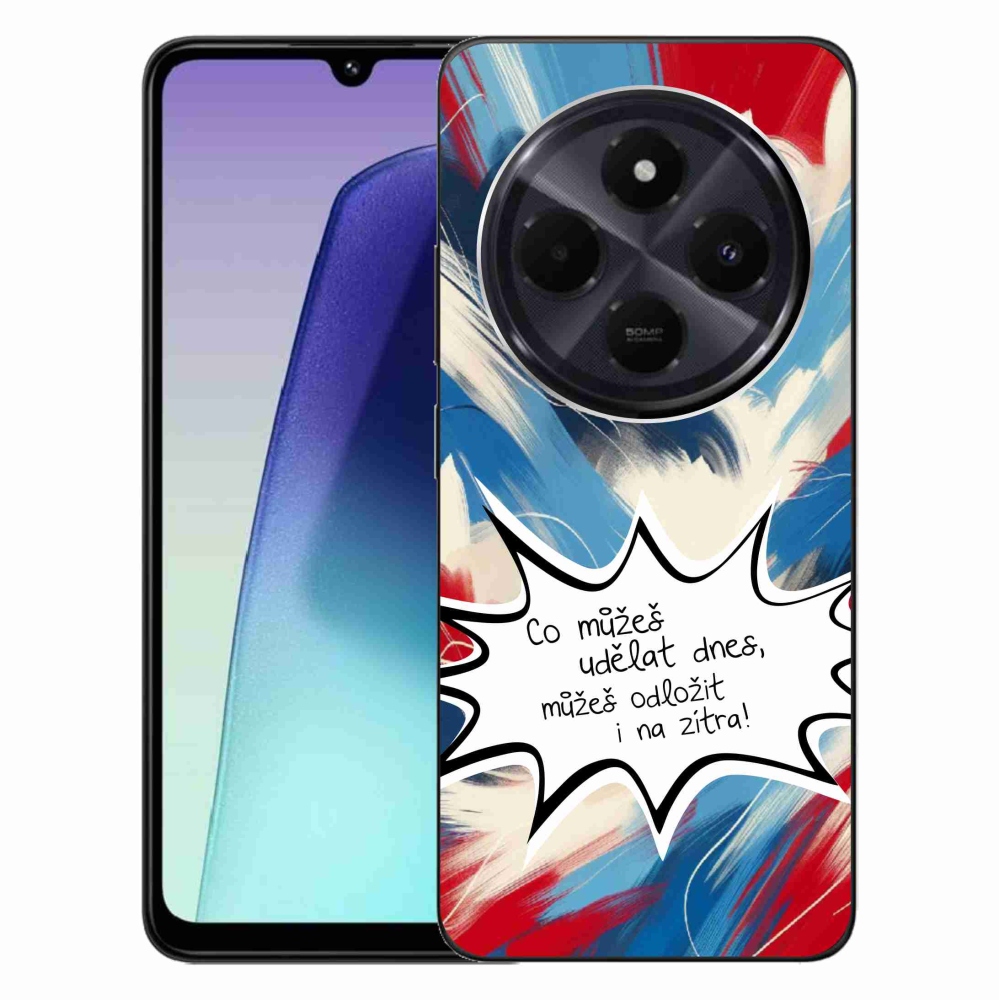 Gelový kryt mmCase na Xiaomi Redmi 14C/Poco C75 - vtipný text 9 bílé pozadí