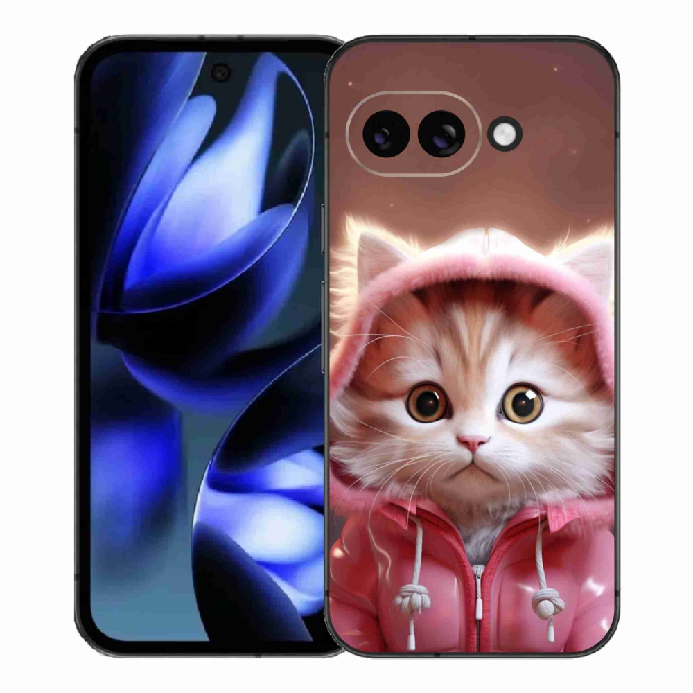 Gelový kryt mmCase na Google Pixel 9a - roztomilé kotě 3
