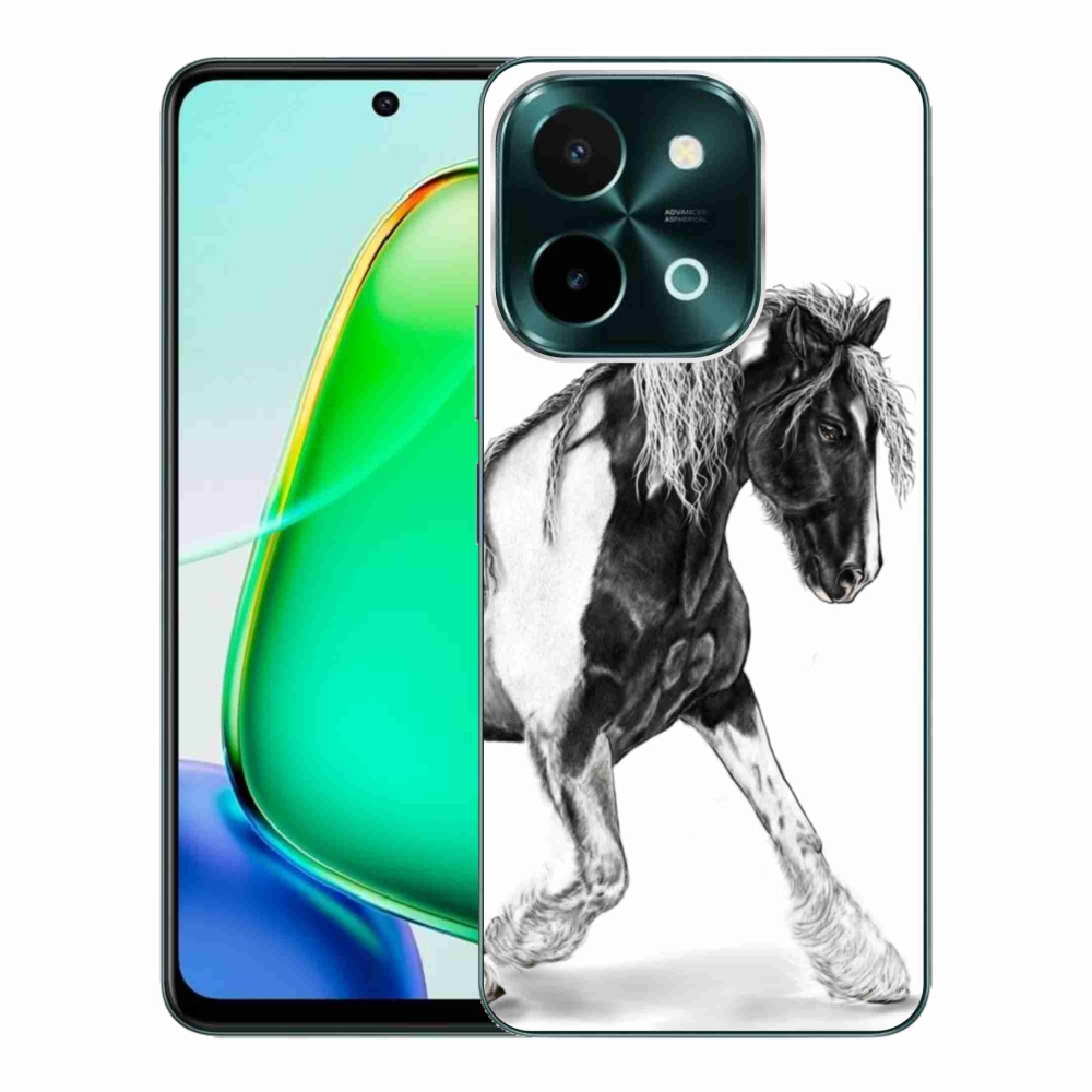 Gelový kryt mmCase na Vivo Y28 - kůň