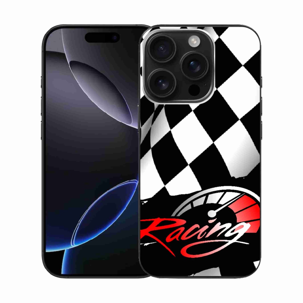 Gelový kryt mmCase na iPhone 16 Pro - závodění