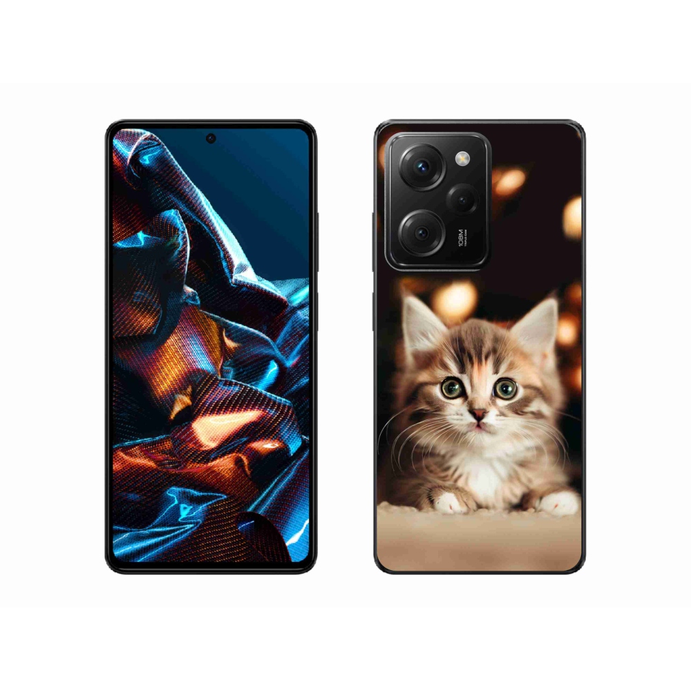 Gelový kryt mmCase na Xiaomi Poco X5 Pro 5G - roztomilé kotě 2