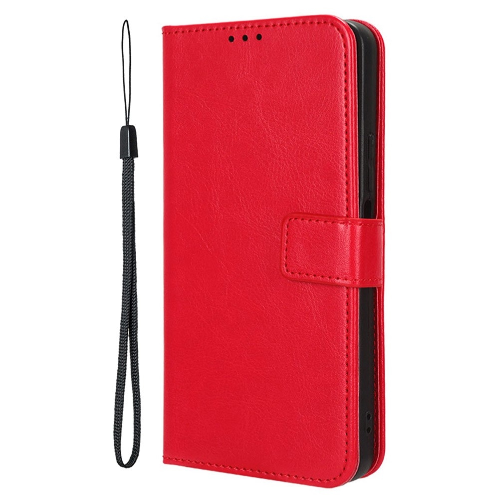 Crazy knížkové pouzdro na Xiaomi Redmi 14C/Poco C75 - červené