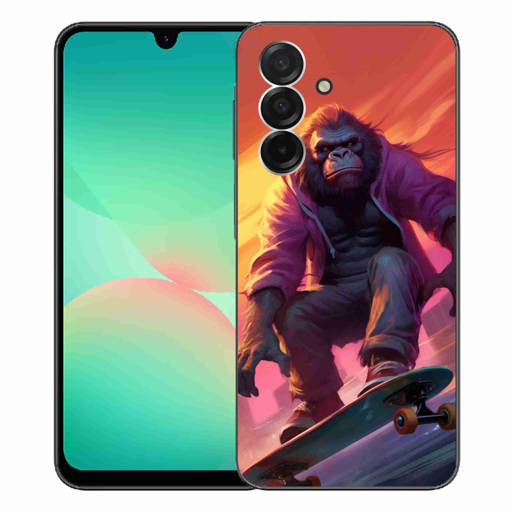 Gelový kryt mmCase na Samsung Galaxy A26 5G - gorila na skateboardu