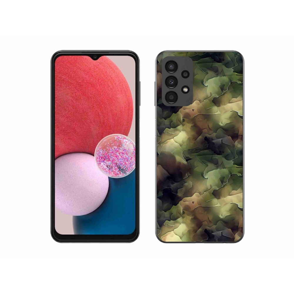 Gelový kryt mmCase na Samsung Galaxy A13 4G - maskáčový vzor 10