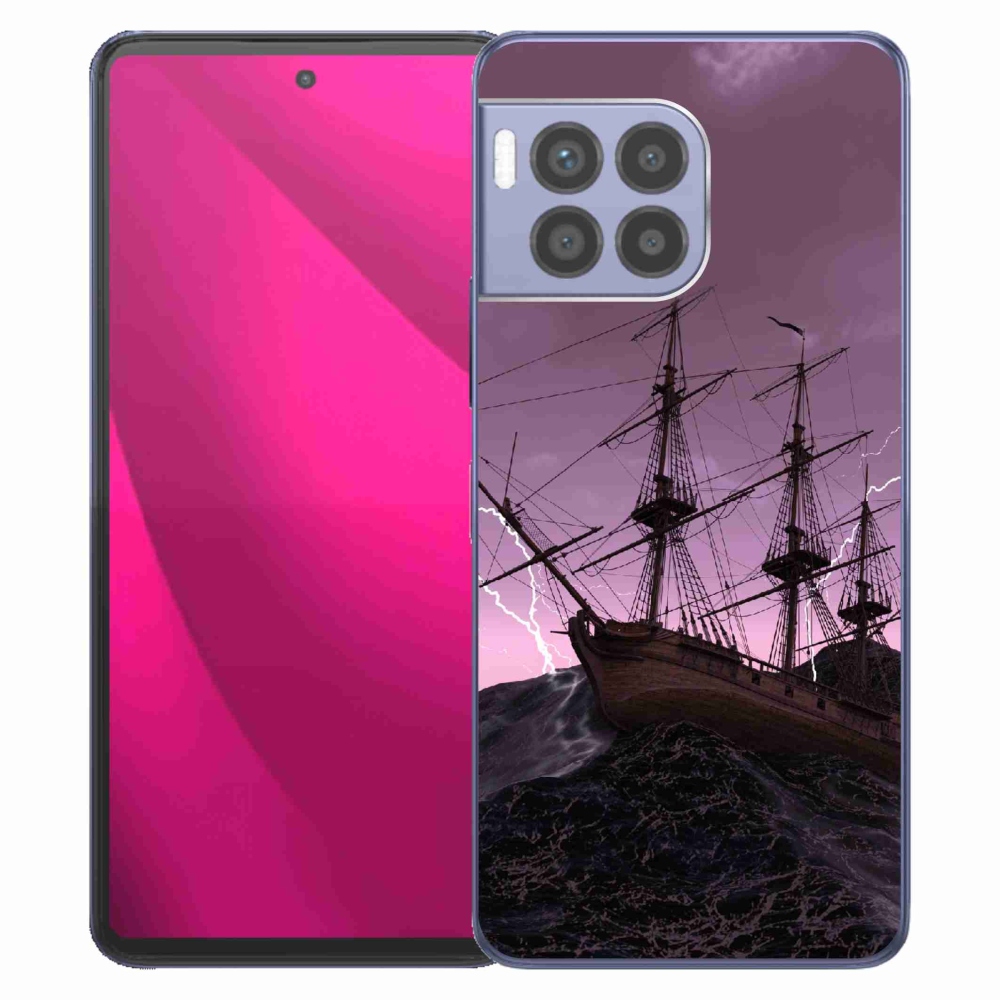 Gelový kryt mmCase na T-Mobile T Phone 2 Pro - loď v bouři