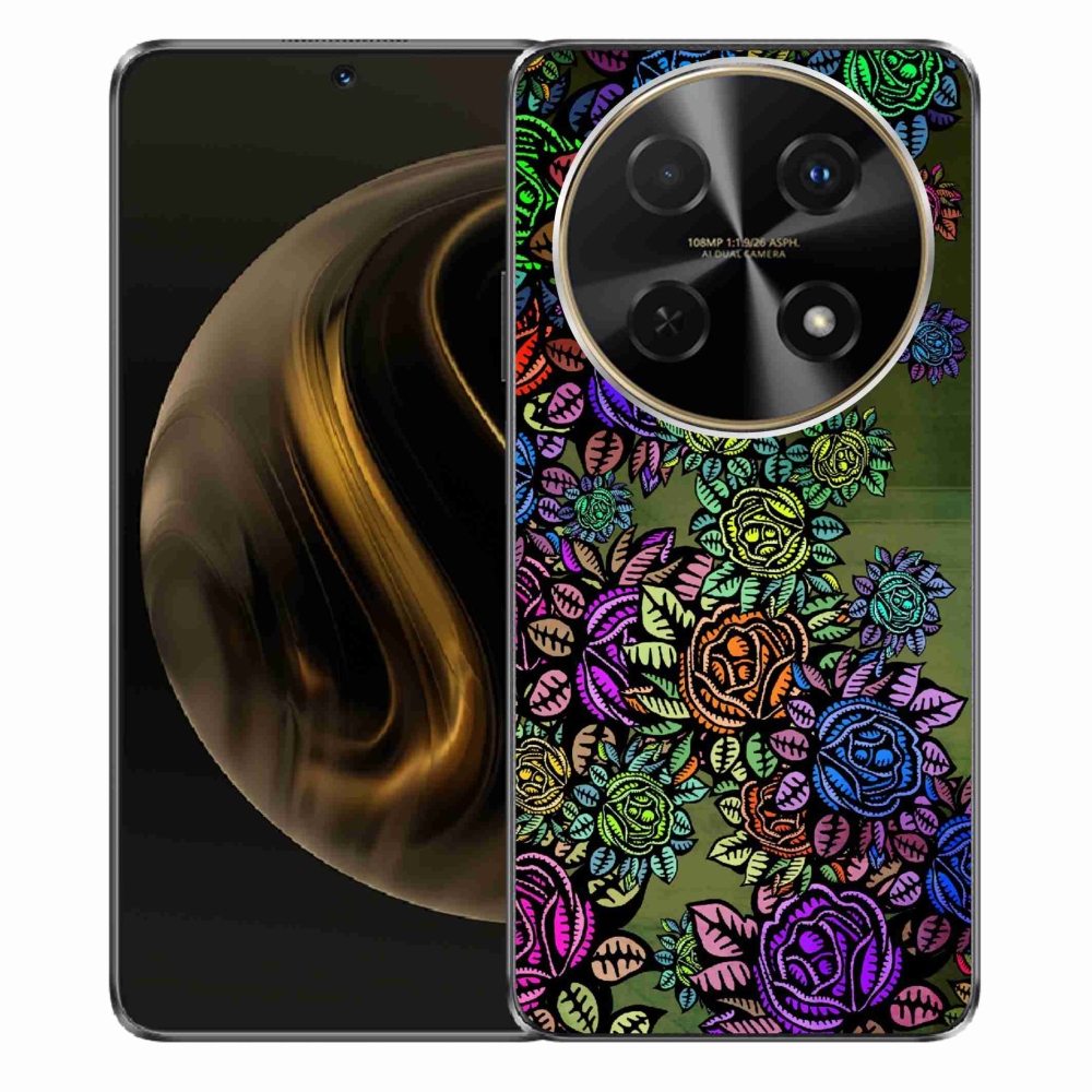 Gelový kryt mmCase na Huawei Nova 12i - květiny 6