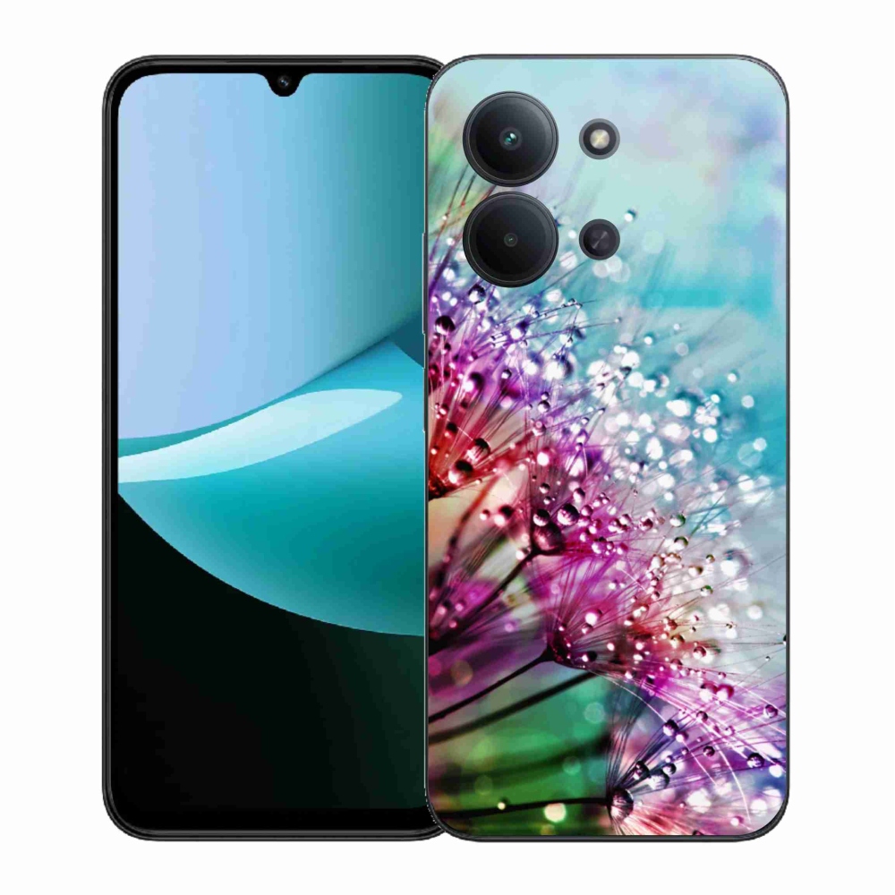 Gelový kryt mmCase na Xiaomi Redmi 15C 4G (171mm)/Poco C85 4G (171mm) - barevné květy