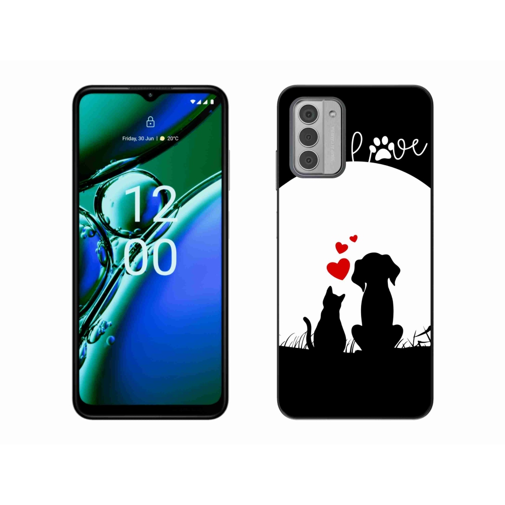 Gelový obal mmCase na Nokia G42 - zvířecí láska