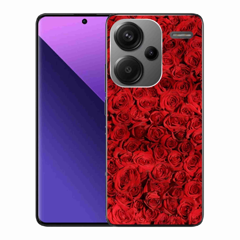 Gelový kryt mmCase na Xiaomi Redmi Note 13 Pro+ 5G - růže