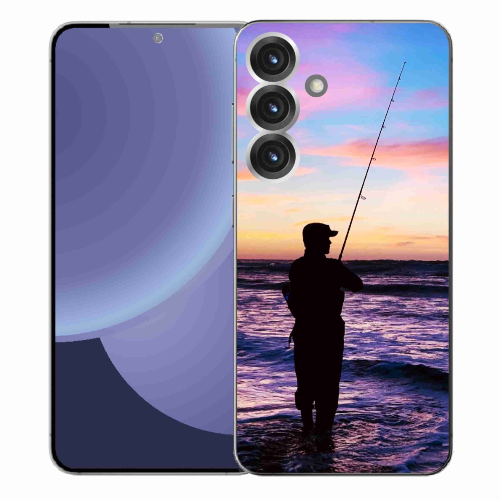 Gelový kryt mmCase na Samsung Galaxy S25+ - rybaření 1