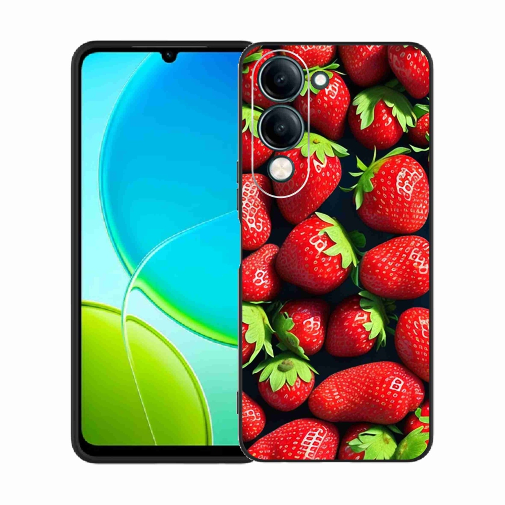 Gelový kryt mmCase na Vivo Y29s 5G - jahody