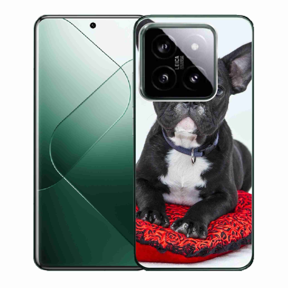 Gelový obal mmCase na Xiaomi 14 - buldok