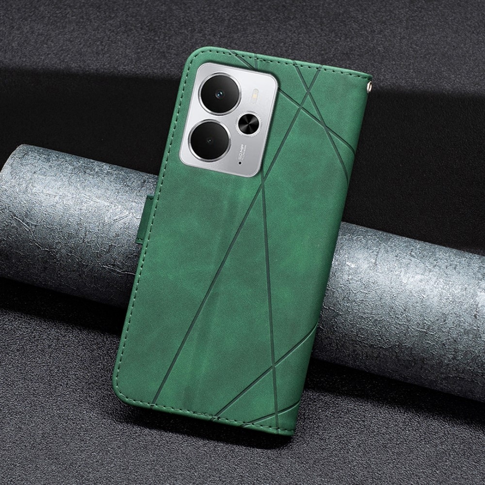 COLOR BNF knížkové pouzdro na Realme 14 5G - zelené