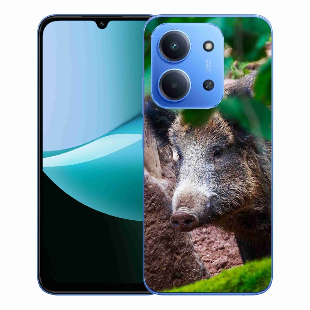 Gelový kryt mmCase na Xiaomi Redmi 15C 4G/5G (173mm) - divoké prase