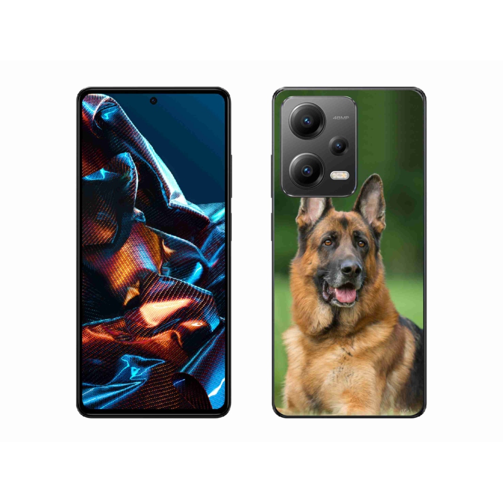 Gelový kryt mmCase na mobil Xiaomi Redmi Note 12 Pro 5G - německý ovčák