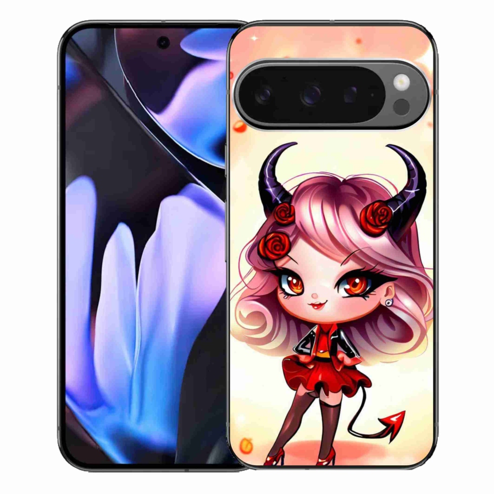 Gelový kryt mmCase na Google Pixel 9 Pro XL - kreslená čertice