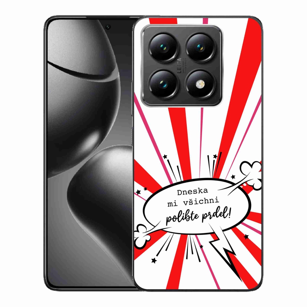 Gelový kryt mmCase na Xiaomi 14T - vtipný text 15 bílé pozadí