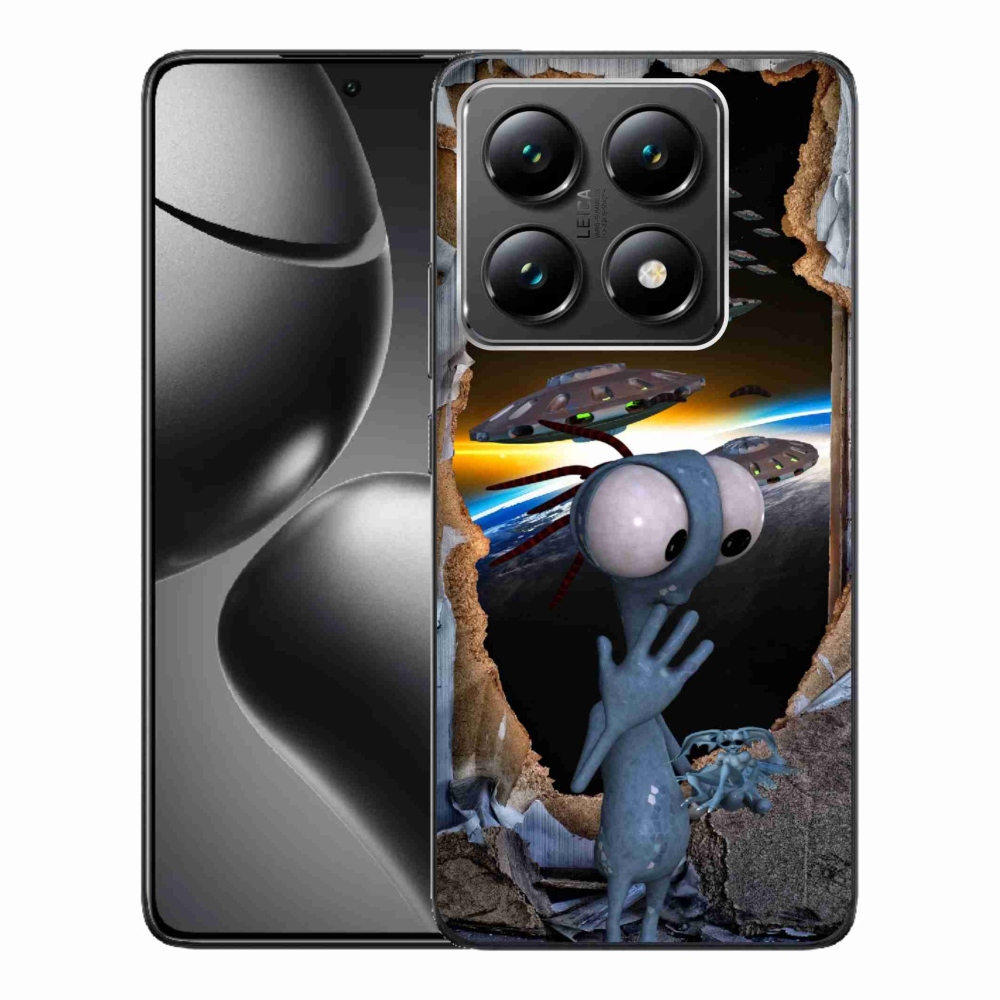 Gelový kryt mmCase na Xiaomi 14T - mimozemšťan