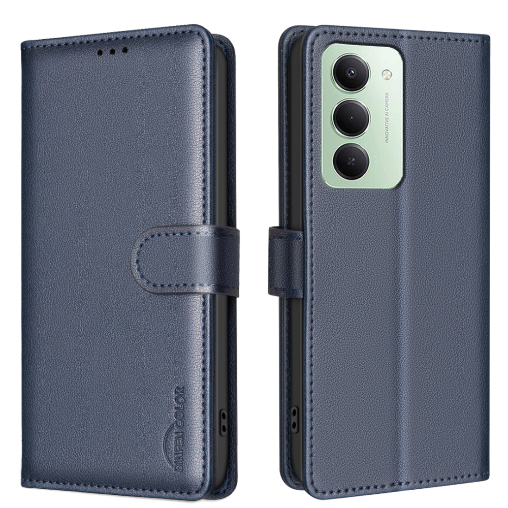 BINFEN knížkové pouzdro na Xiaomi Redmi 15 5G (169mm) - modré