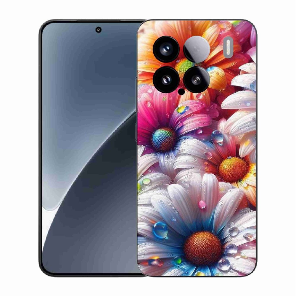 Gelový kryt mmCase na Xiaomi 15 - barevné kopretiny