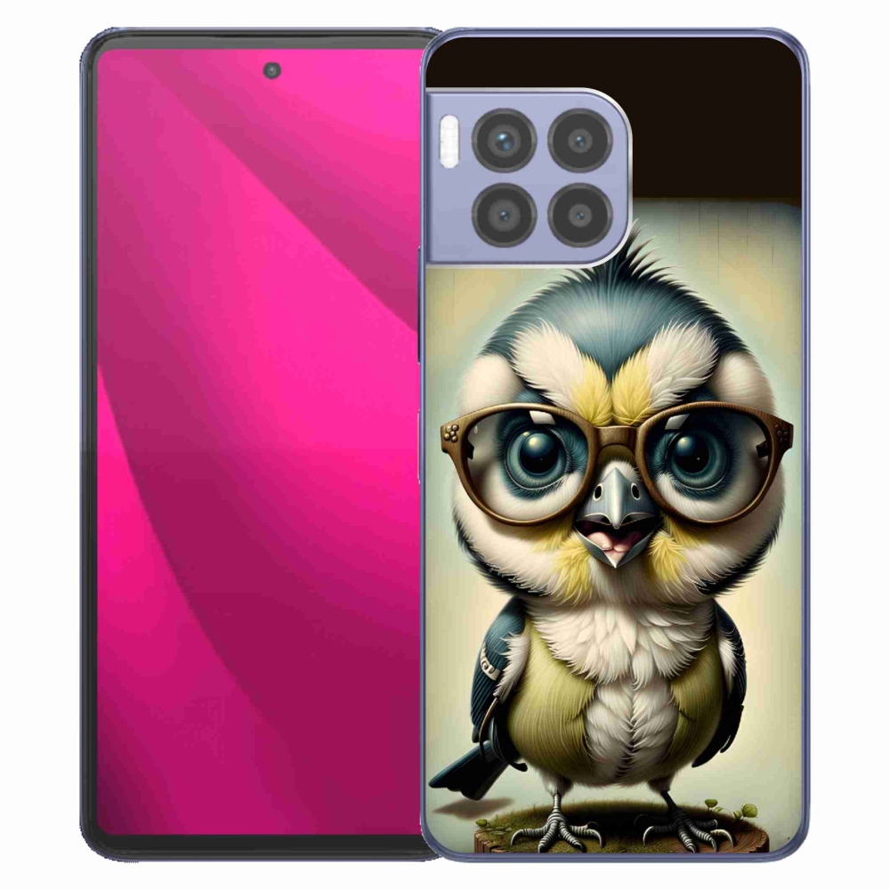 Gelový kryt mmCase na T-Mobile T Phone 2 Pro - mládě s brýlemi