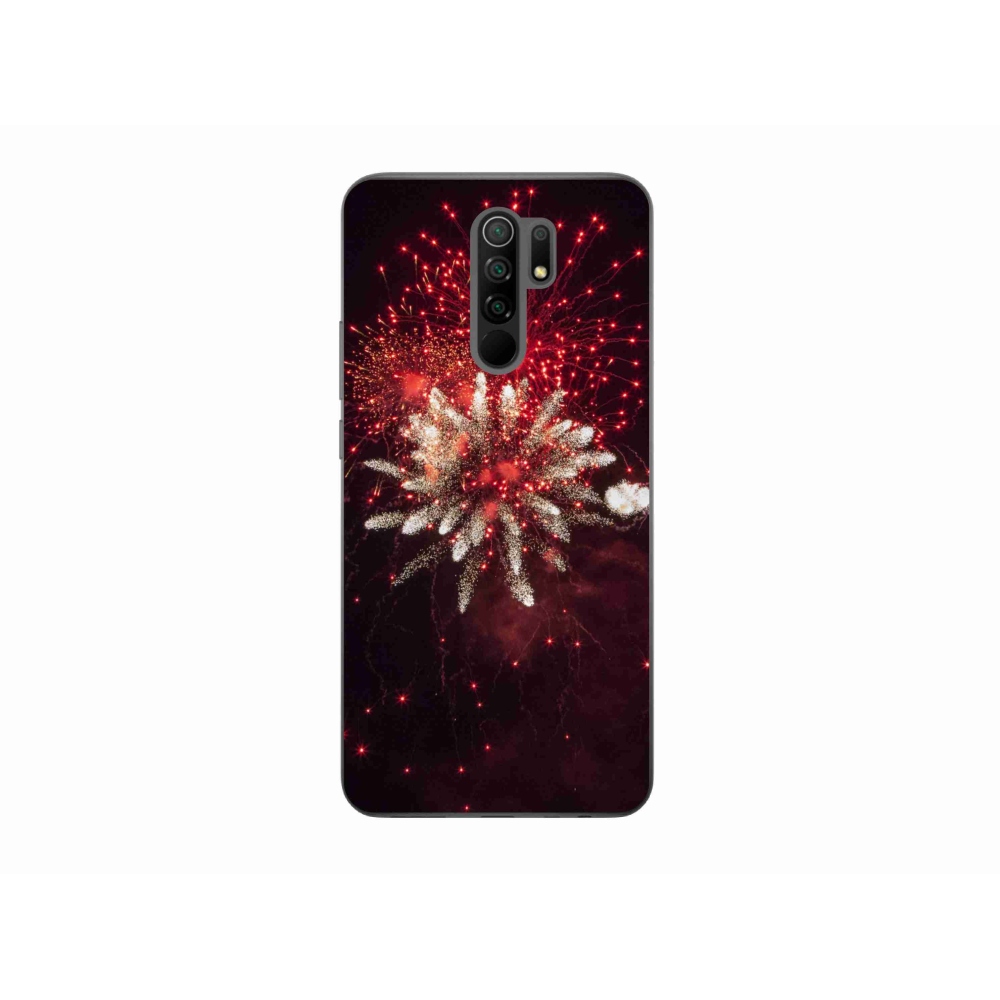 Gelový kryt mmCase na Xiaomi Redmi 9 - ohňostroj