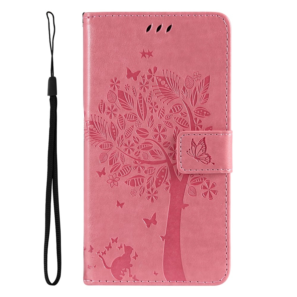 Trees knížkové pouzdro na Xiaomi Redmi Note 13 - růžové