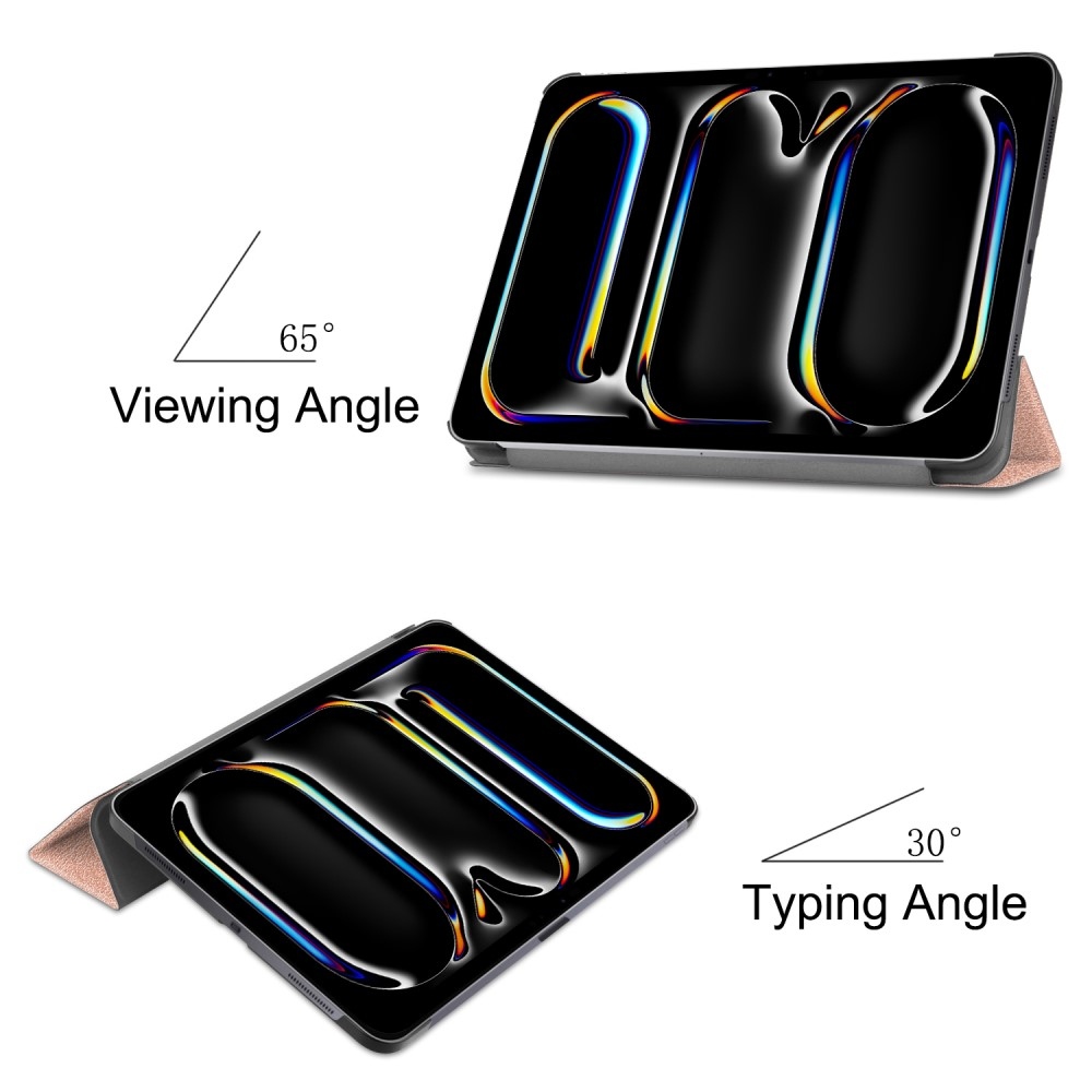 Case chytré zavírací pouzdro na iPad Pro 13 (2024) - růžovozlaté