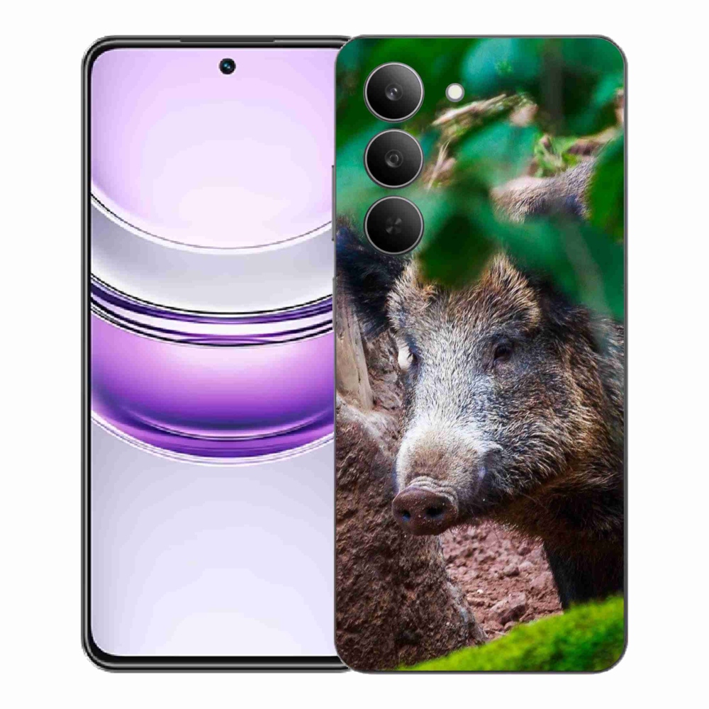 Gelový kryt mmCase na Realme 14x 5G - divoké prase