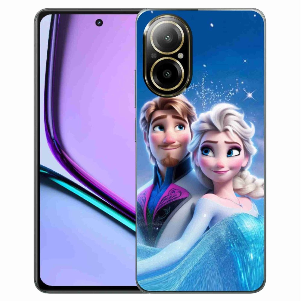 Gelový kryt mmCase na Realme C67 - ledové království 1