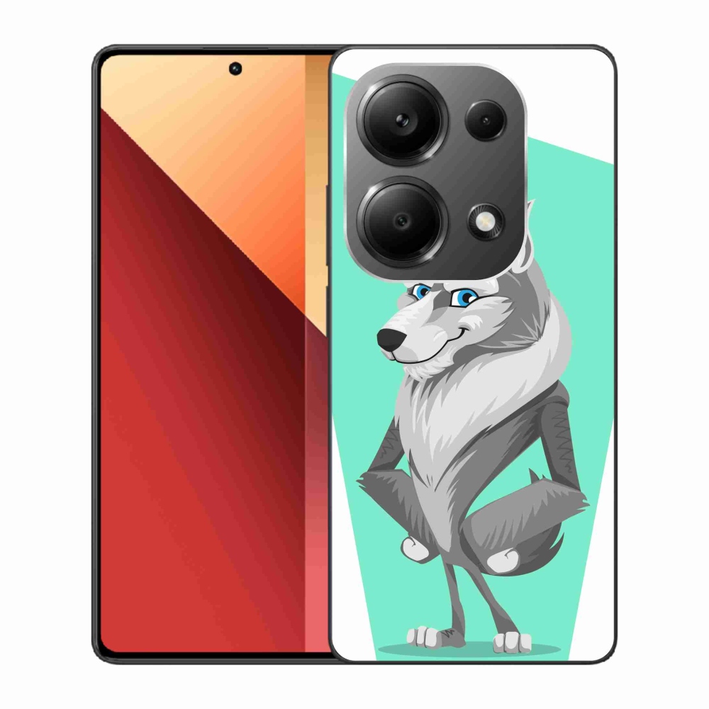 Gelový kryt mmCase na Xiaomi Redmi Note 13 Pro 4G/Poco M6 Pro - kreslený vlk