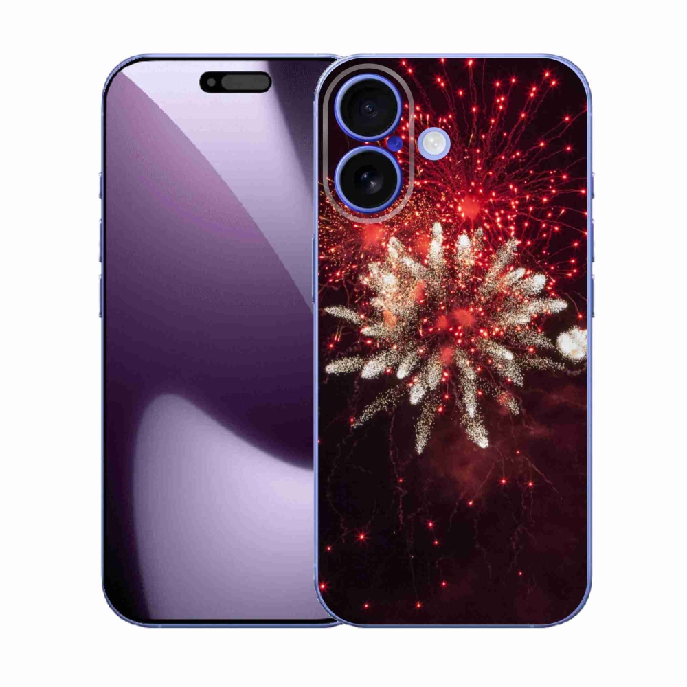 Gelový kryt mmCase na iPhone 17 - ohňostroj