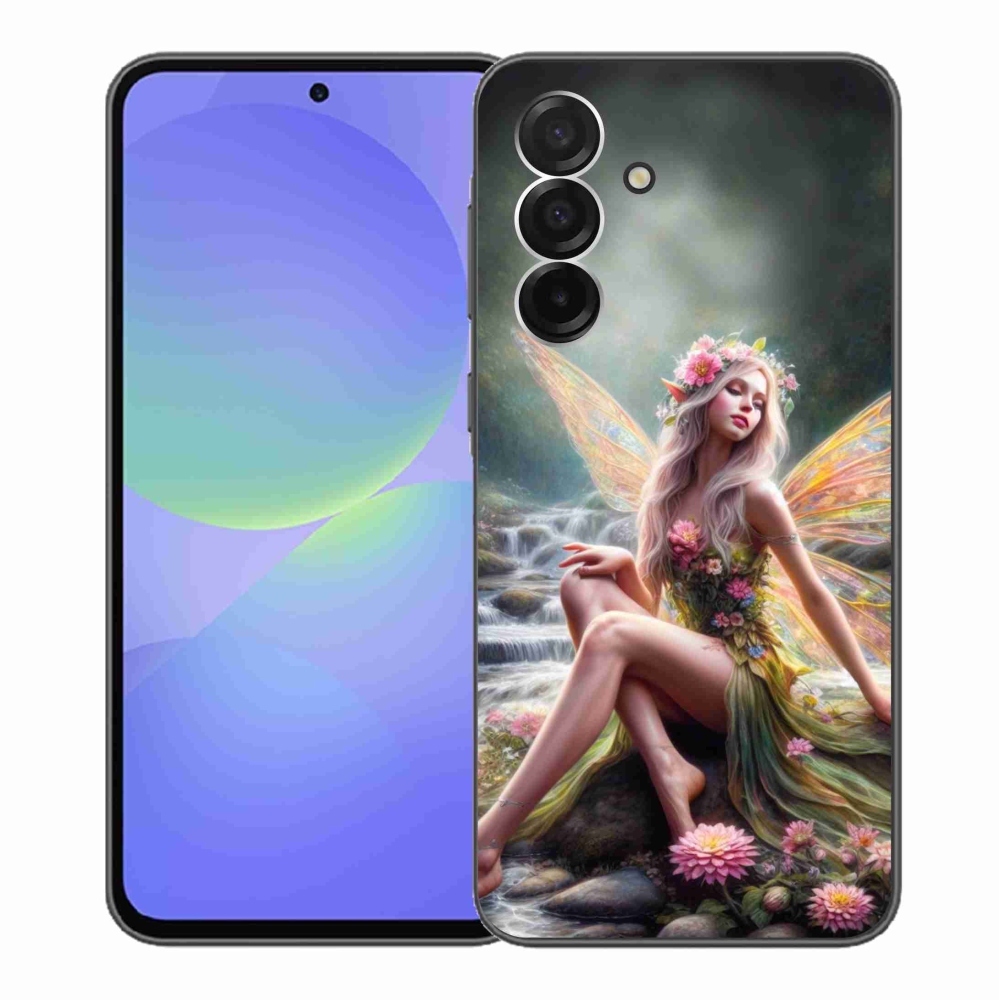 Gelový kryt mmCase na Samsung Galaxy A36 5G - motýlí žena 1