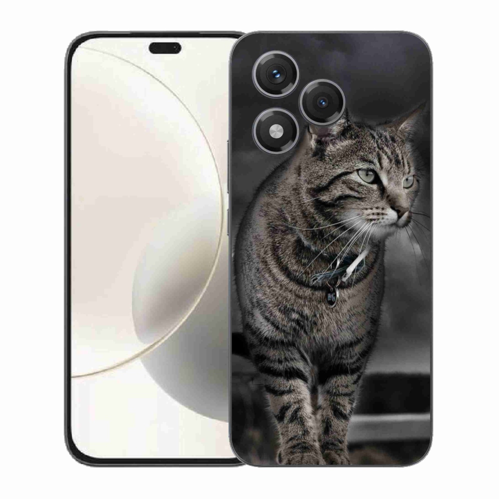 Gelový kryt mmCase na Honor 400 Lite - kočka