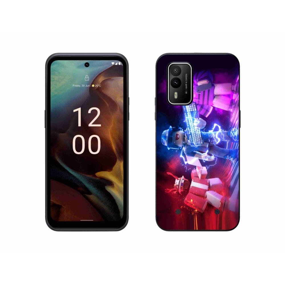 Gelový kryt mmCase na Nokia XR21 - roblox