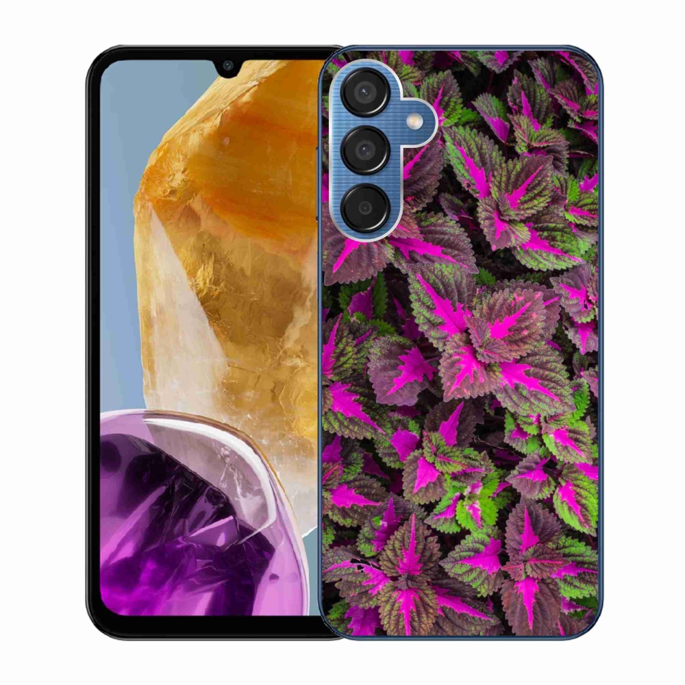 Gelový kryt mmCase na Samsung Galaxy M15 5G - květiny 10