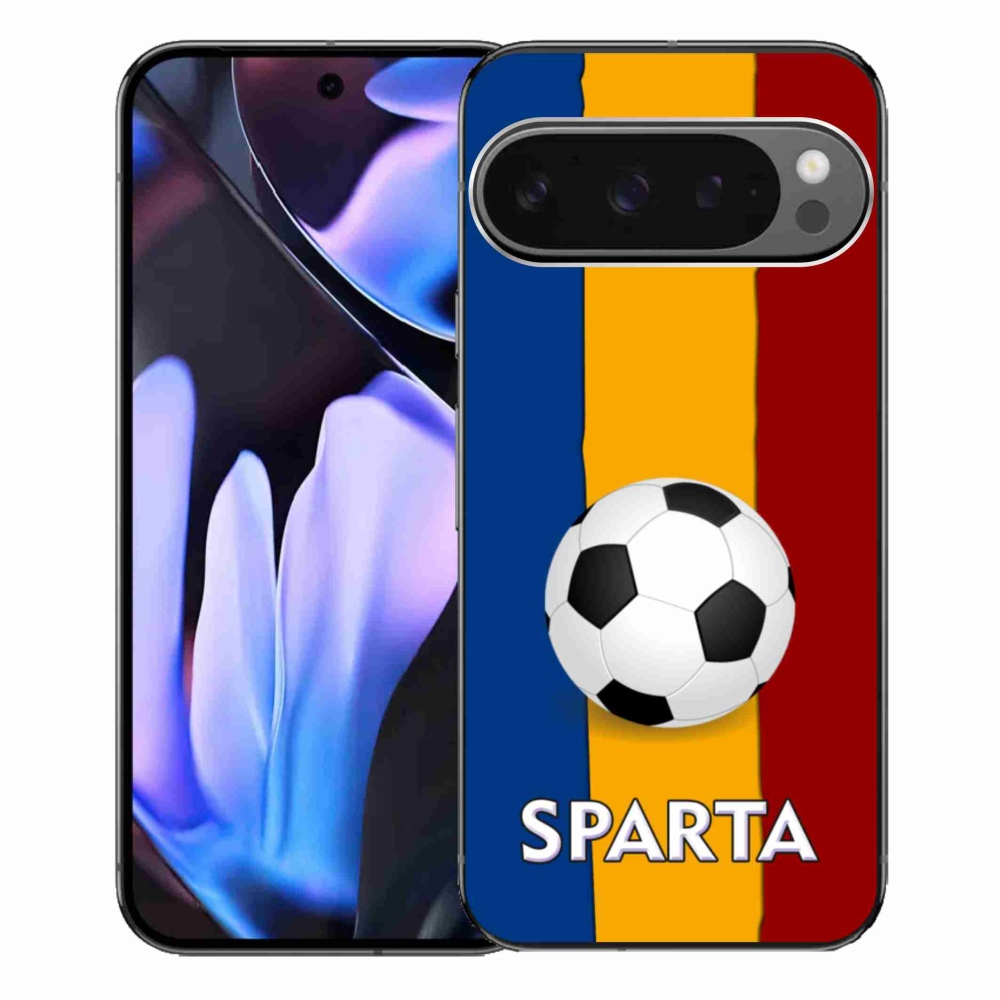 Gelový kryt mmCase na Google Pixel 9 Pro XL - fotbal 1