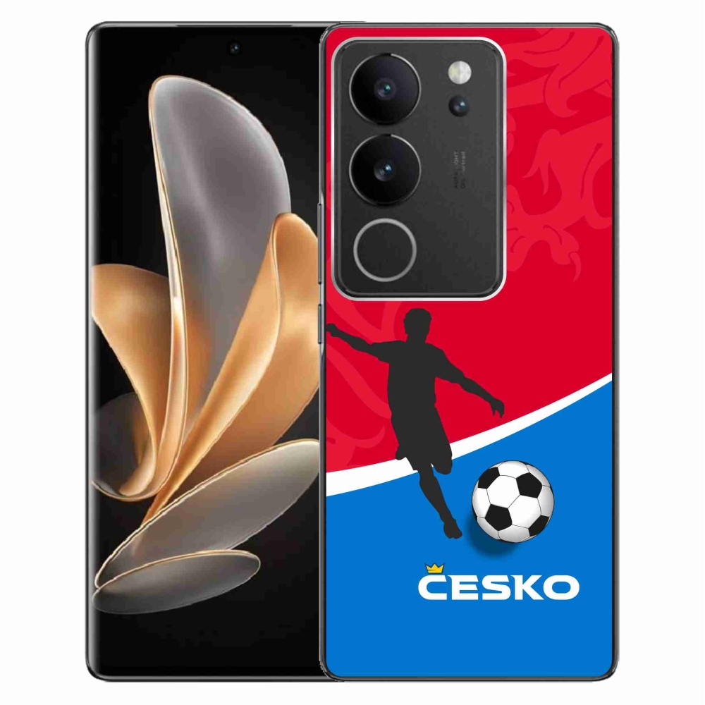 Gelový kryt mmCase na Vivo V29 5G - fotbal Česko