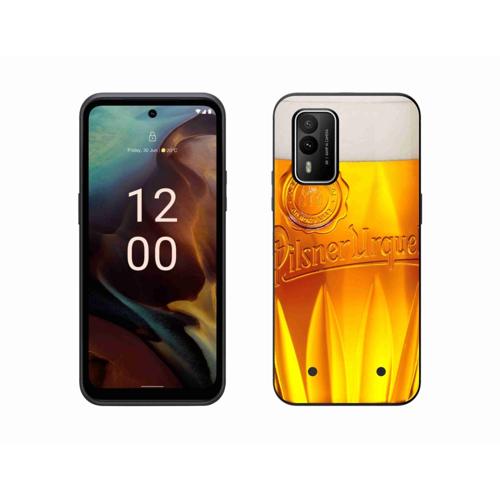 Gelový kryt mmCase na Nokia XR21 - pivo