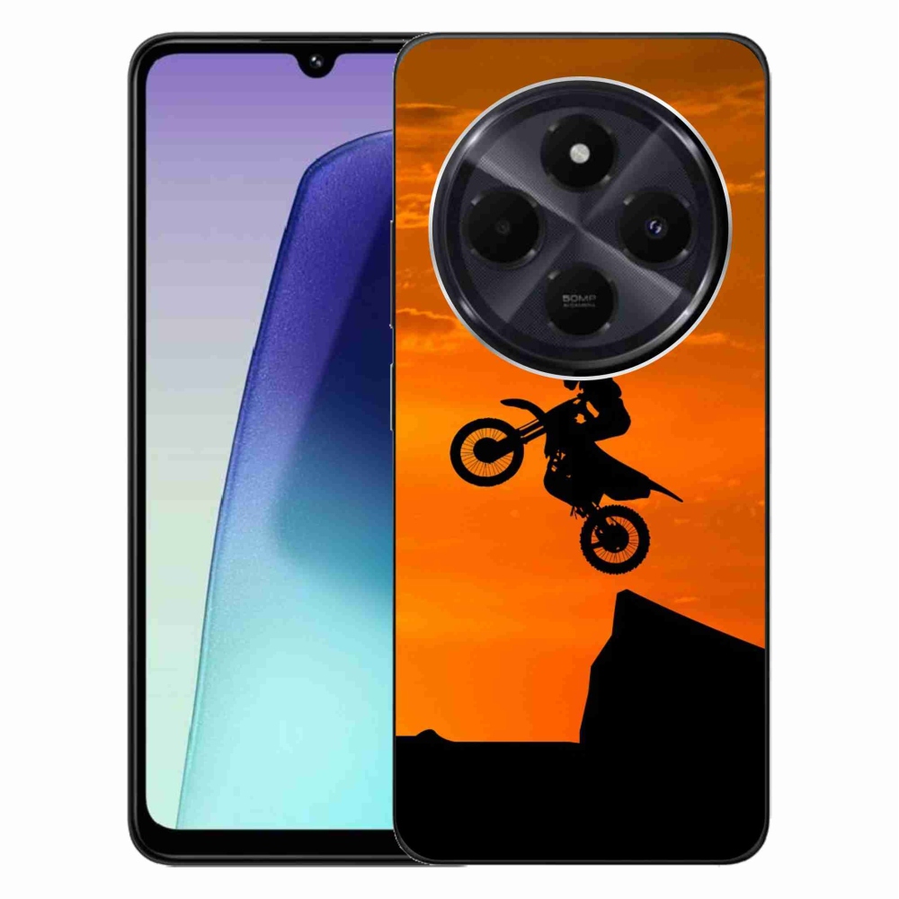 Gelový kryt mmCase na Xiaomi Redmi 14C/Poco C75 - motocross