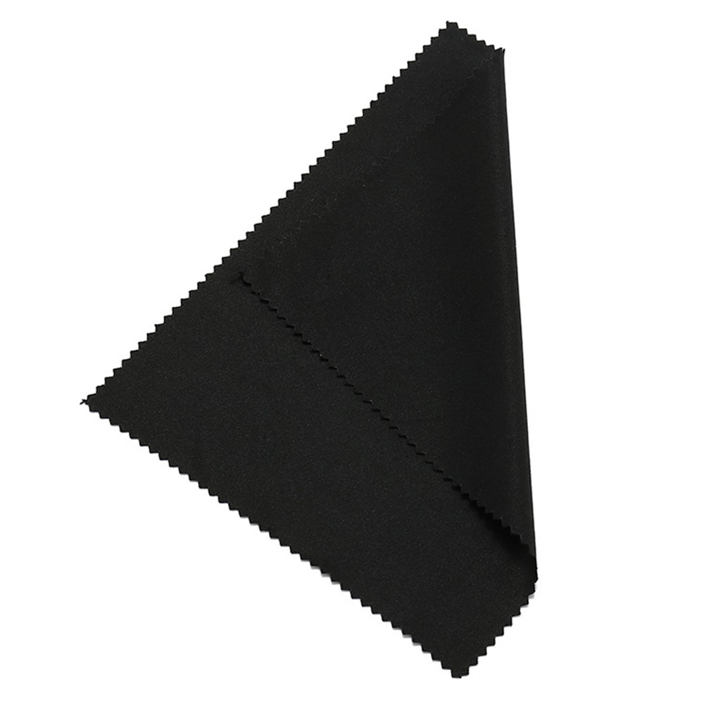Hadřík z mikrovlákna 13x13 cm na obrazovky a displeje telefonů - černý