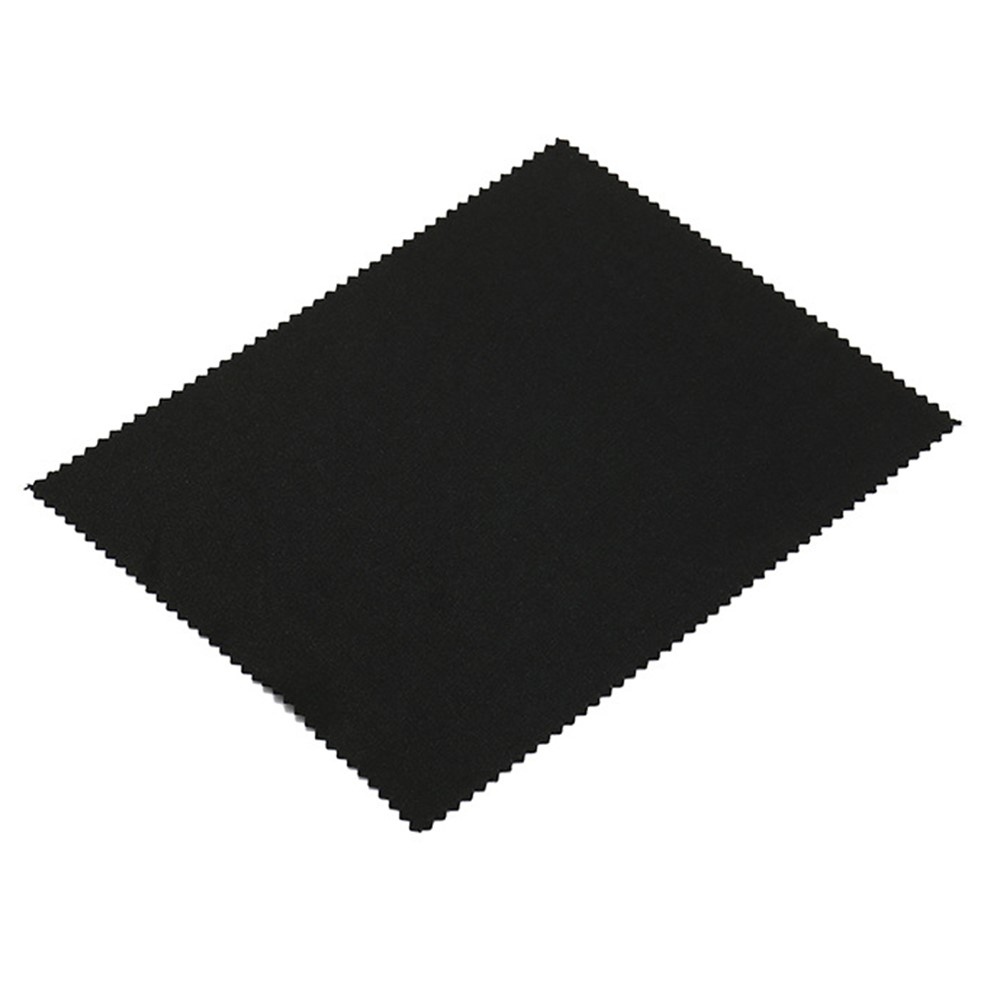 Hadřík z mikrovlákna 13x13 cm na obrazovky a displeje telefonů - černý