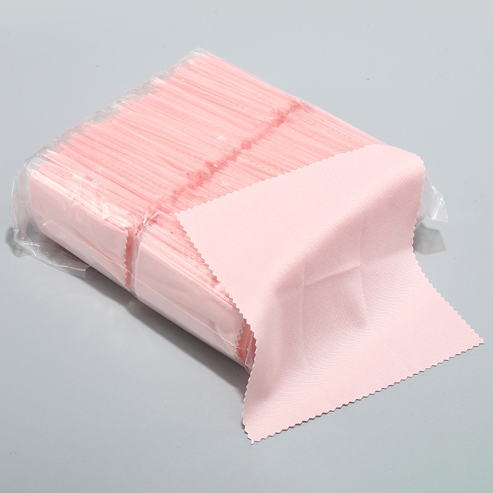 Hadřík z mikrovlákna 13x13 cm na obrazovky a displeje telefonů - růžový