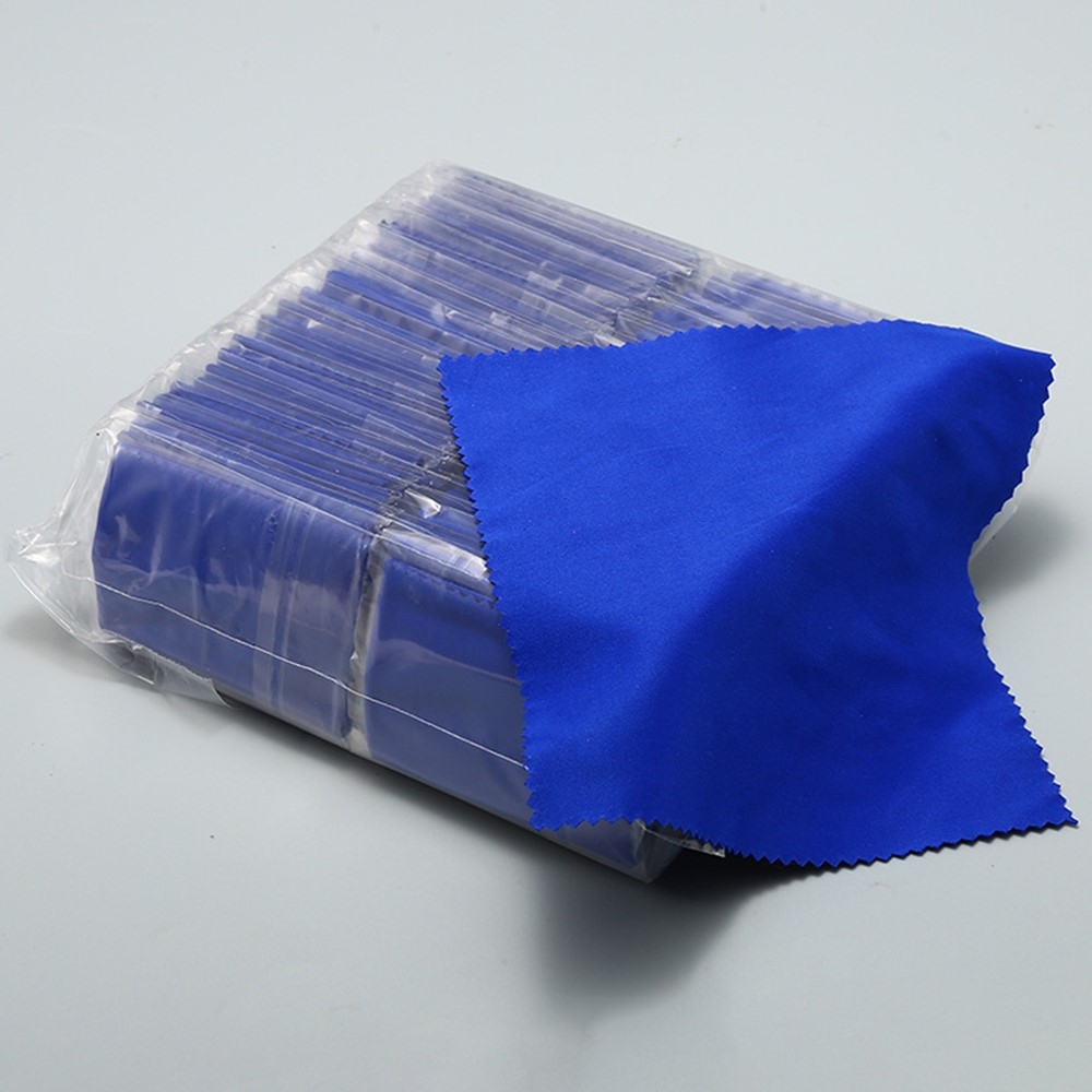 Hadřík z mikrovlákna 13x13 cm na obrazovky a displeje telefonů - tmavěmodrý