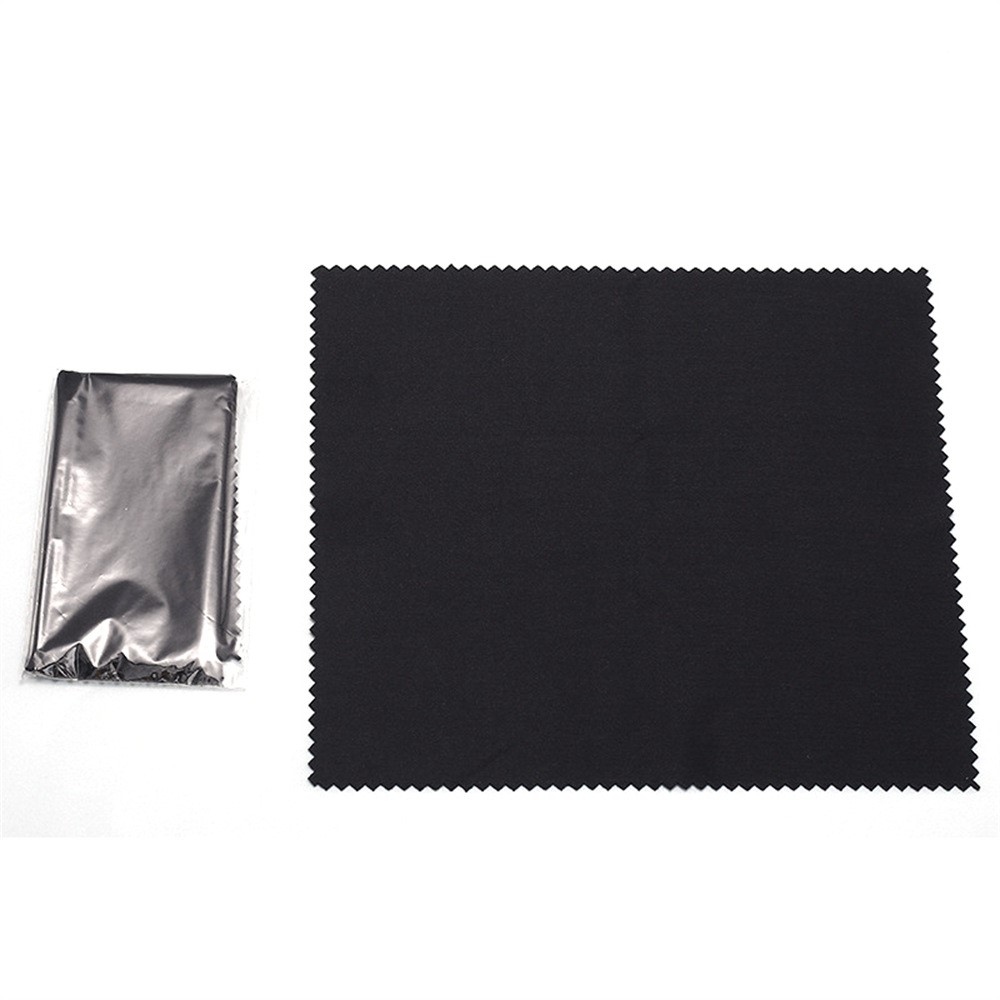Hadřík z mikrovlákna 15x15 cm na obrazovky a displeje telefonů - černý