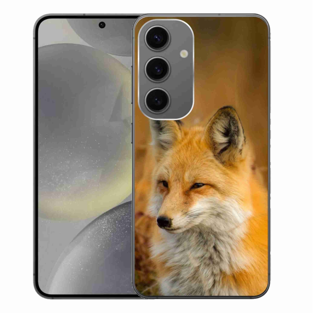Gelový kryt mmCase na Samsung Galaxy S24+ - liška