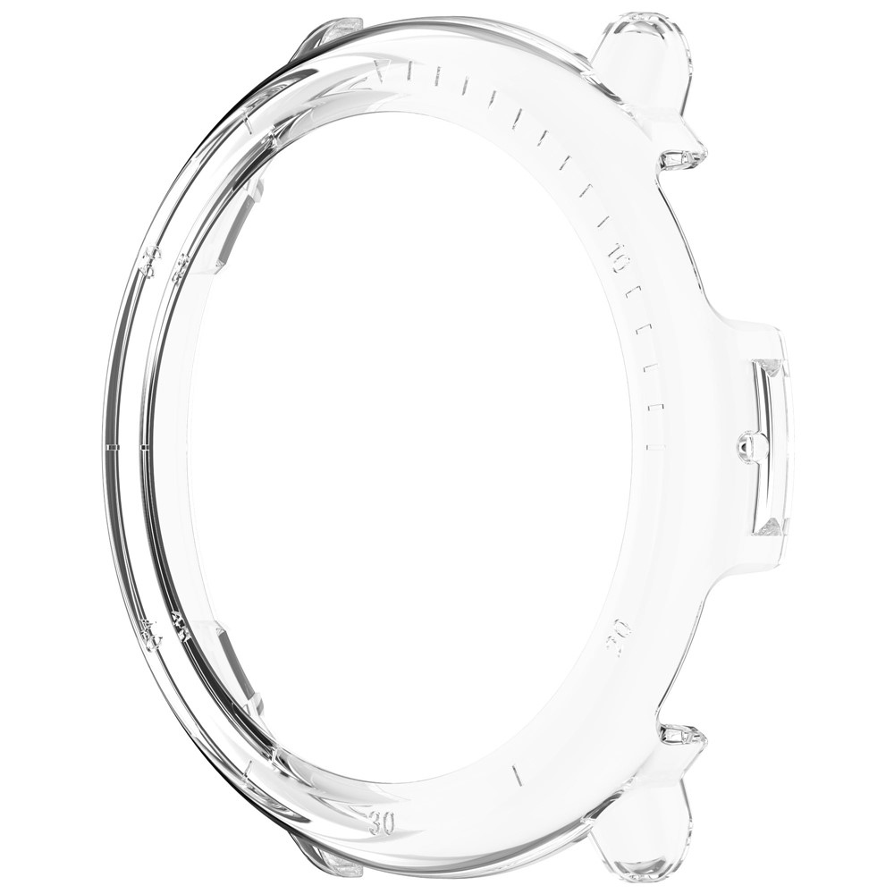 Half plastové nasazovací pouzdro na Amazfit Active 2 - transparentní