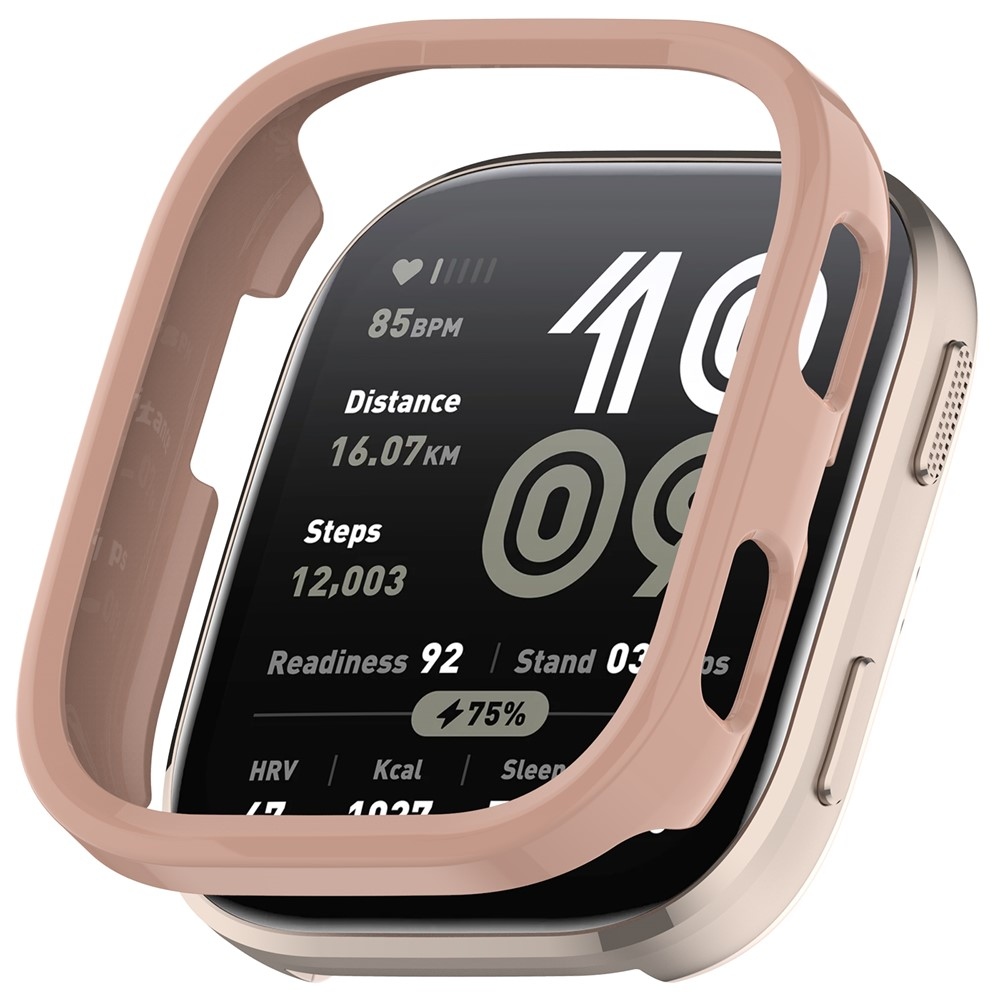 Half plastové nasazovací pouzdro na Amazfit Bip 6 - růžové