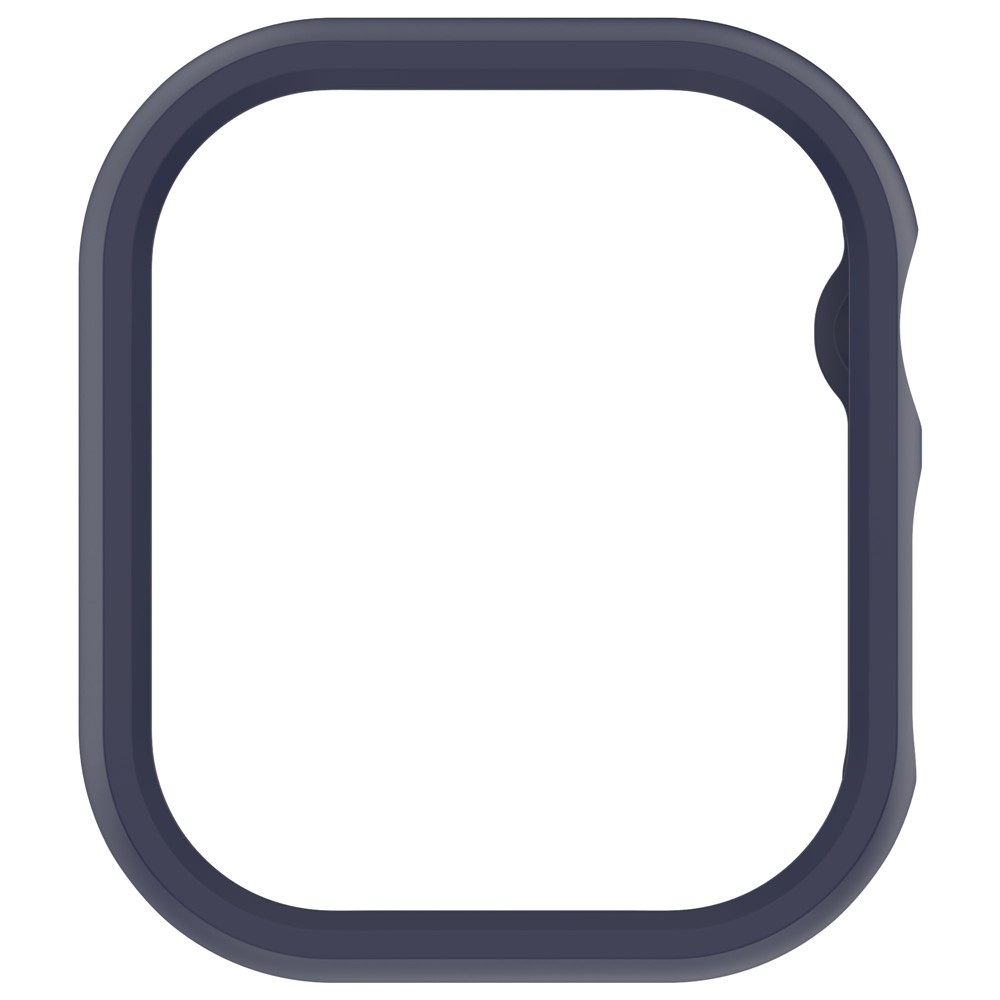 Half plastové nasazovací pouzdro na Apple Watch 11/10 46mm - modré