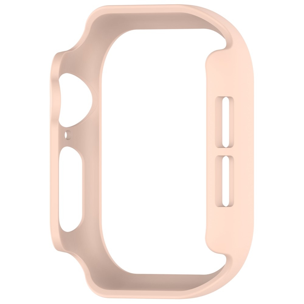 Half plastové nasazovací pouzdro na Apple Watch 11/10 46mm - růžové